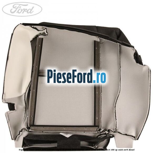 Tapiterie sezut scaun fata culoare negru charcoal Ford Transit 2014-2018 2.2 TDCi 4x4 155 cp CV24, CVR5 diesel