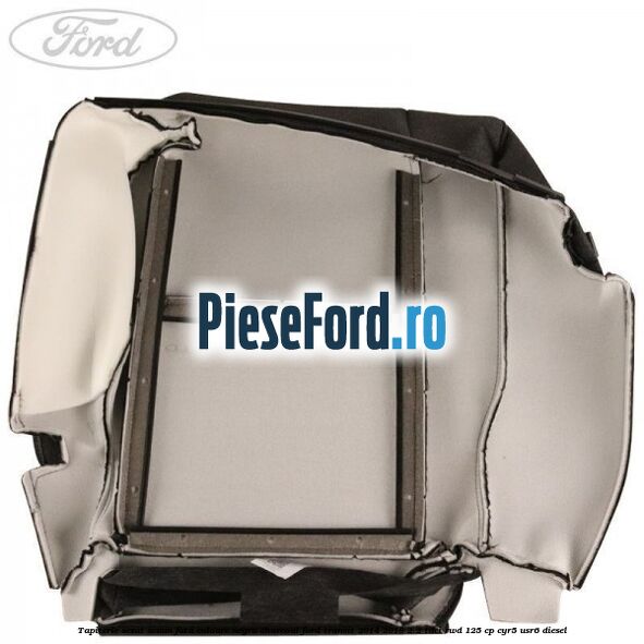 Tapiterie sezut scaun fata culoare negru charcoal Ford Transit 2014-2018 2.2 TDCi RWD 125 cp Tapiterie sezut scaun fata culoare negru charcoal Ford Transit 2014-2018 2.2 TDCi RWD 125 cp CYR5, USR6 diesel