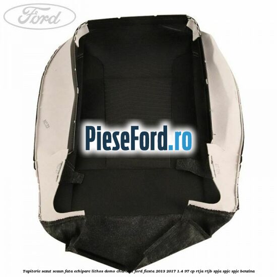 Tapiterie sezut scaun fata echipare lithos domo charcoal Ford Fiesta 2013-2017 1.4 97 cp RTJA, RTJB, SPJA, SPJC, SPJE benzina