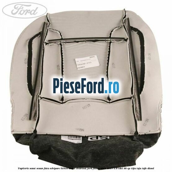 Tapiterie sezut scaun fata echipare lithos domo charcoal Ford Fiesta 2013-2017 1.6 TDCi 95 cp T3JA, TZJA, TZJB diesel