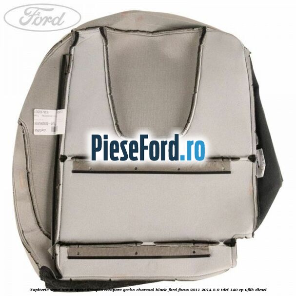Tapiterie sezut scaun spate dreapta echipare gecko charcoal black Ford Focus 2011-2014 2.0 TDCi 140 cp UFDB diesel