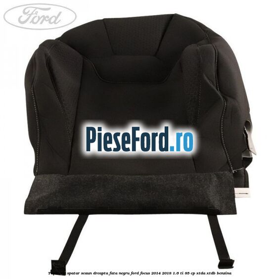 Tapiterie spatar scaun dreapta fata negru Ford Focus 2014-2018 1.6 Ti 85 cp XTDA, XTDB benzina