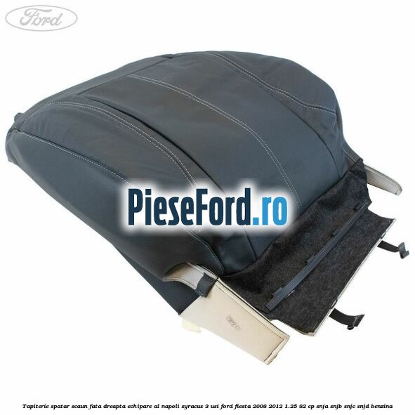Tapiterie spatar scaun fata dreapta echipare al napoli syracus 3 usi Ford Fiesta 2008-2012 1.25 82 cp SNJA, SNJB, SNJC, SNJD benzina