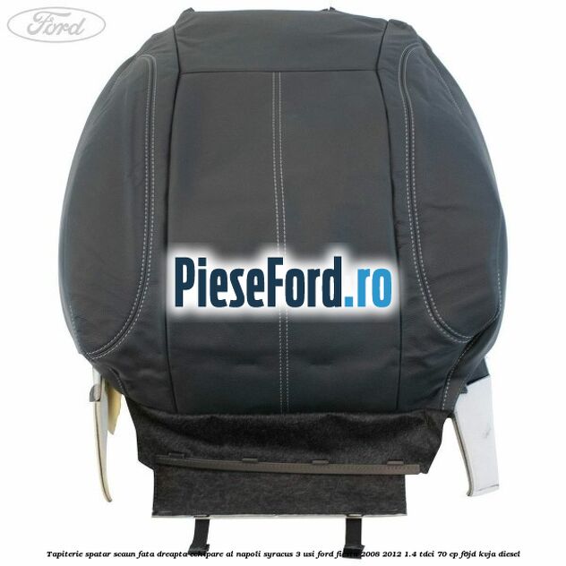 Tapiterie spatar scaun fata dreapta echipare al napoli syracus 3 usi Ford Fiesta 2008-2012 1.4 TDCi 70 cp F6JD, KVJA diesel