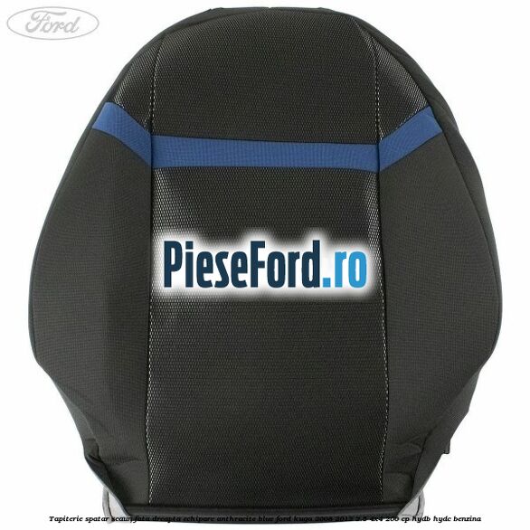 Tapiterie spatar scaun fata dreapta echipare Anthracite Blue Ford Kuga 2008-2012 2.5 4x4 200 cp HYDB, HYDC benzina