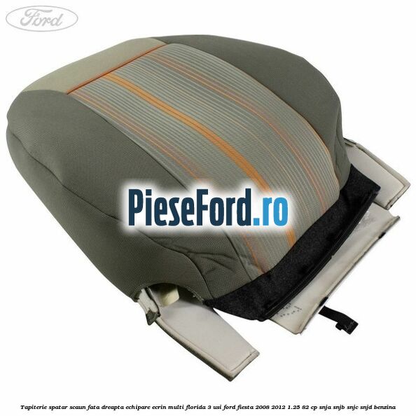 Tapiterie spatar scaun fata dreapta echipare ecrin multi florida 3 usi Ford Fiesta 2008-2012 1.25 82 cp SNJA, SNJB, SNJC, SNJD benzina