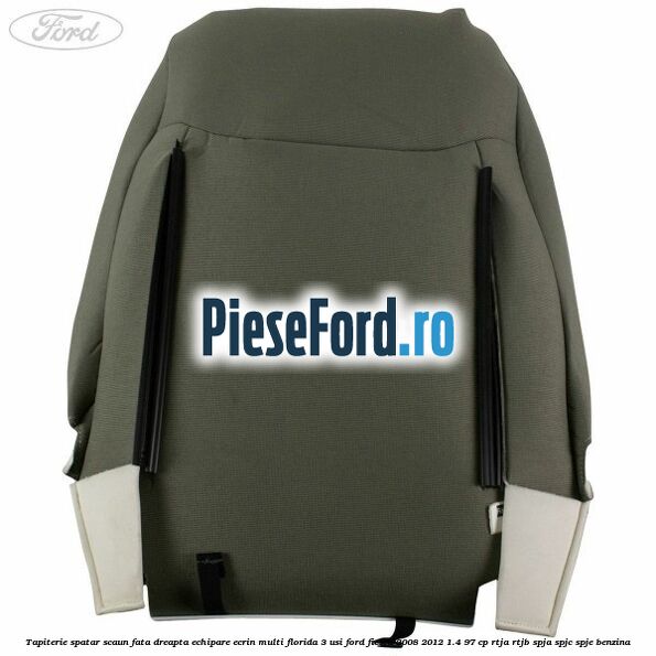 Tapiterie spatar scaun fata dreapta echipare ecrin multi florida 3 usi Ford Fiesta 2008-2012 1.4 97 cp RTJA, RTJB, SPJA, SPJC, SPJE benzina