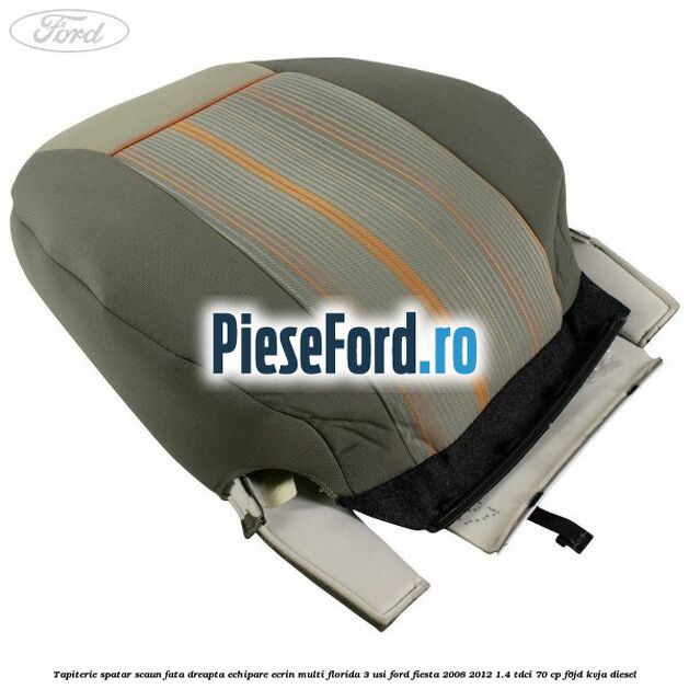Tapiterie spatar scaun fata dreapta echipare ecrin multi florida 3 usi Ford Fiesta 2008-2012 1.4 TDCi 70 cp F6JD, KVJA diesel