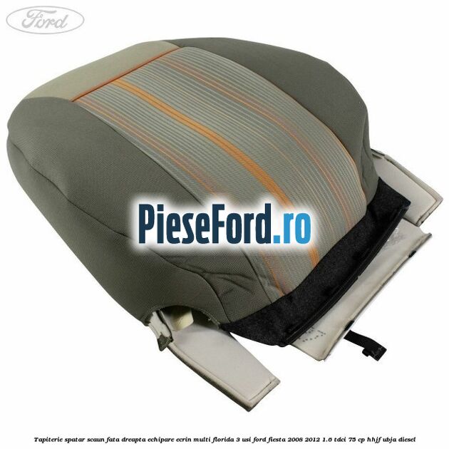 Tapiterie spatar scaun fata dreapta echipare ecrin multi florida 3 usi Ford Fiesta 2008-2012 1.6 TDCi 75 cp HHJF, UBJA diesel