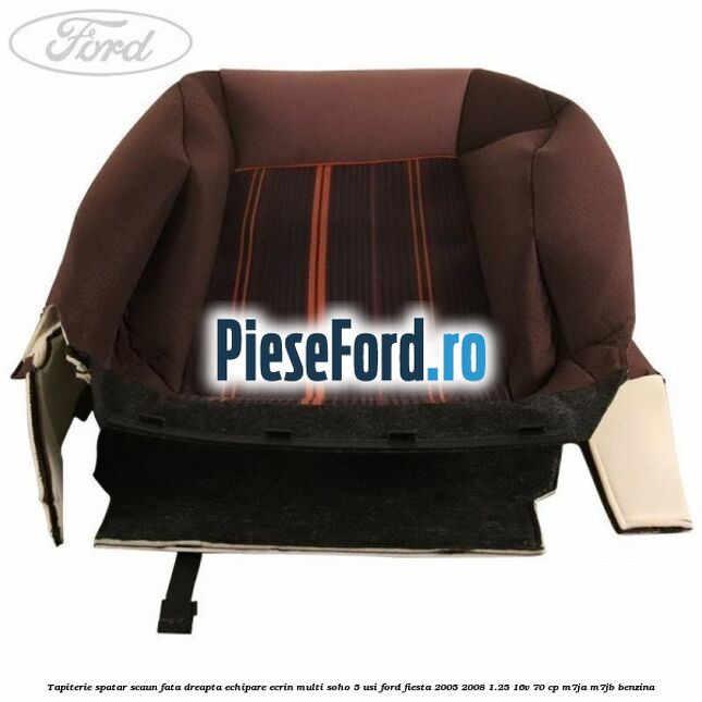 Tapiterie spatar scaun fata dreapta echipare ecrin multi soho 5 usi Ford Fiesta 2005-2008 1.25 16V 70 cp Tapiterie spatar scaun fata dreapta echipare ecrin multi soho 5 usi Ford Fiesta 2005-2008 1.25 16V 70 cp M7JA, M7JB benzina