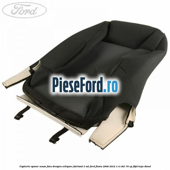 Tapiterie spatar scaun fata dreapta echipare fairland 3 usi Ford Fiesta 2008-2012 1.4 TDCi 70 cp F6JD, KVJA diesel