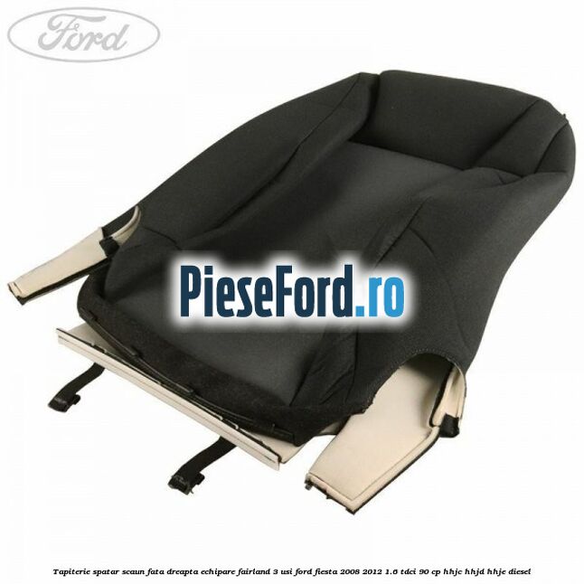 Tapiterie spatar scaun fata dreapta echipare fairland 3 usi Ford Fiesta 2008-2012 1.6 TDCi 90 cp HHJC, HHJD, HHJE diesel