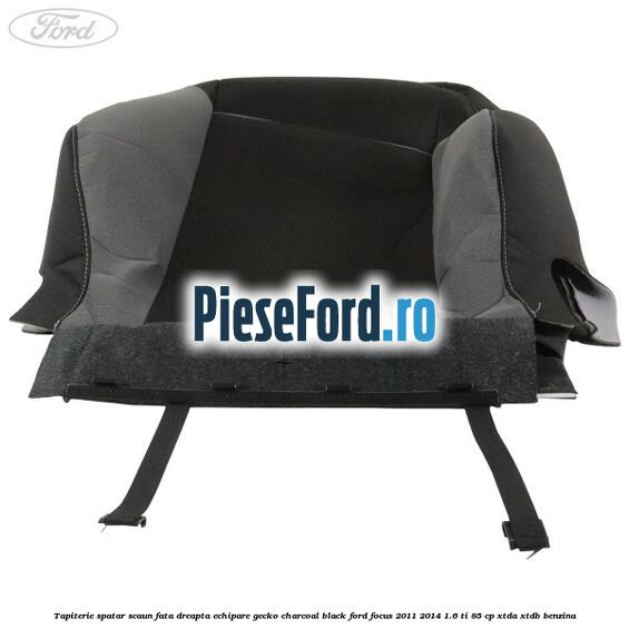 Tapiterie spatar scaun fata dreapta echipare gecko charcoal black Ford Focus 2011-2014 1.6 Ti 85 cp XTDA, XTDB benzina