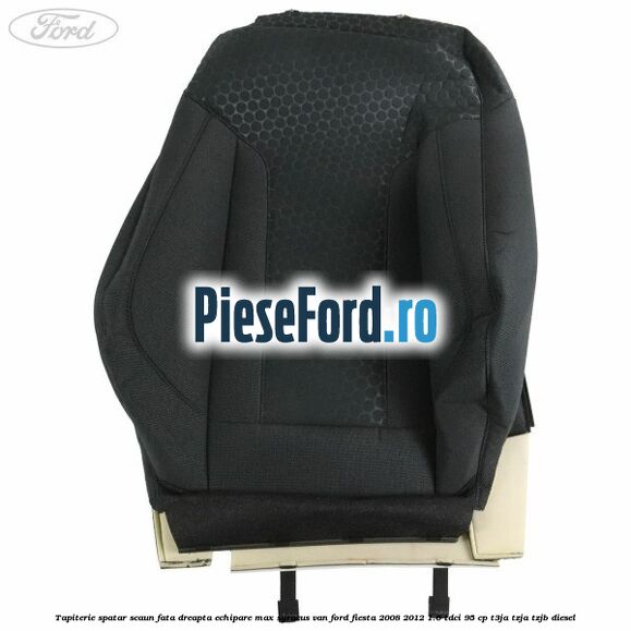Tapiterie spatar scaun fata dreapta echipare max syracus VAN Ford Fiesta 2008-2012 1.6 TDCi 95 cp T3JA, TZJA, TZJB diesel