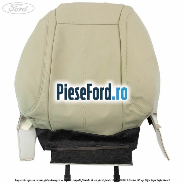 Tapiterie spatar scaun fata dreapta echipare napoli florida 3 usi Ford Fiesta 2008-2012 1.6 TDCi 95 cp T3JA, TZJA, TZJB diesel