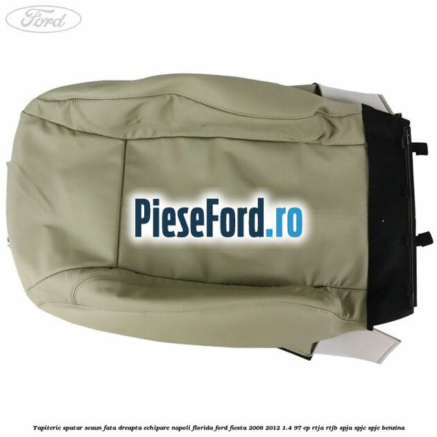 Tapiterie spatar scaun fata dreapta echipare napoli florida Ford Fiesta 2008-2012 1.4 97 cp RTJA, RTJB, SPJA, SPJC, SPJE benzina