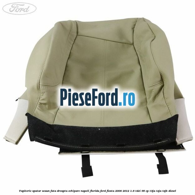 Tapiterie spatar scaun fata dreapta echipare napoli florida Ford Fiesta 2008-2012 1.6 TDCi 95 cp T3JA, TZJA, TZJB diesel