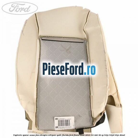 Tapiterie spatar scaun fata dreapta echipare quilt florida Ford Fiesta 2008-2012 1.6 TDCi 90 cp Tapiterie spatar scaun fata dreapta echipare quilt florida Ford Fiesta 2008-2012 1.6 TDCi 90 cp HHJC, HHJD, HHJE diesel
