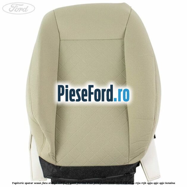 Tapiterie spatar scaun fata stanga echipare quilt florida 3 usi Ford Fiesta 2008-2012 1.4 97 cp RTJA, RTJB, SPJA, SPJC, SPJE benzina