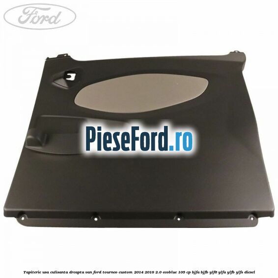 Tapiterie usa culisanta dreapta VAN Ford Tourneo Custom 2014-2018 2.0 EcoBlue 105 cp BJFA, BJFB, YLF6, YLFA, YLFB, YLFS diesel
