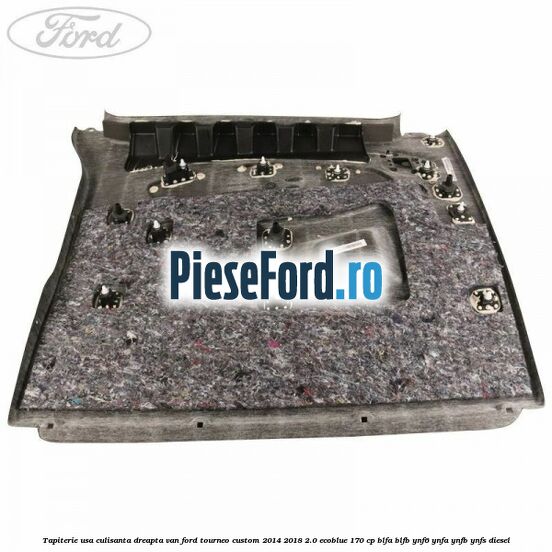 Tapiterie usa culisanta dreapta VAN Ford Tourneo Custom 2014-2018 2.0 EcoBlue 170 cp BLFA, BLFB, YNF6, YNFA, YNFB, YNFS diesel