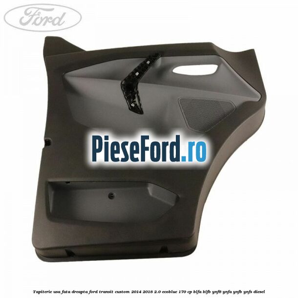 Tapiterie usa fata dreapta Ford Transit Custom 2014-2018 2.0 EcoBlue 170 cp BLFA, BLFB, YNF6, YNFA, YNFB, YNFS diesel
