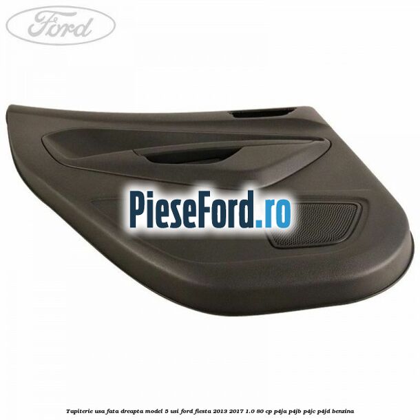 Tapiterie usa fata dreapta model 5 usi Ford Fiesta 2013-2017 1.0 80 cp P4JA, P4JB, P4JC, P4JD benzina