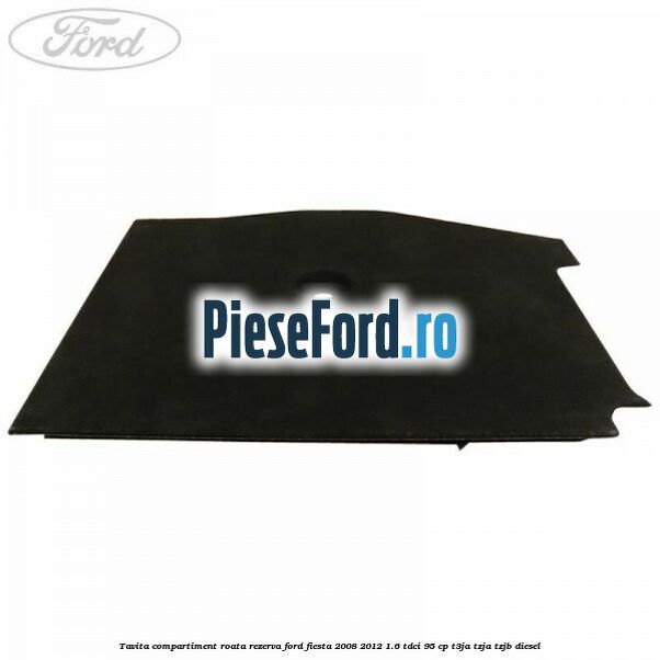 Tavita compartiment roata rezerva Ford Fiesta 2008-2012 1.6 TDCi 95 cp T3JA, TZJA, TZJB diesel