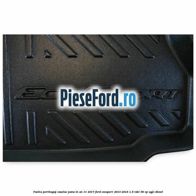 Tavita portbagaj, cauciuc pana in an 11/2017 Ford EcoSport 2013-2018 1.5 TDCi 90 cp UGJE diesel