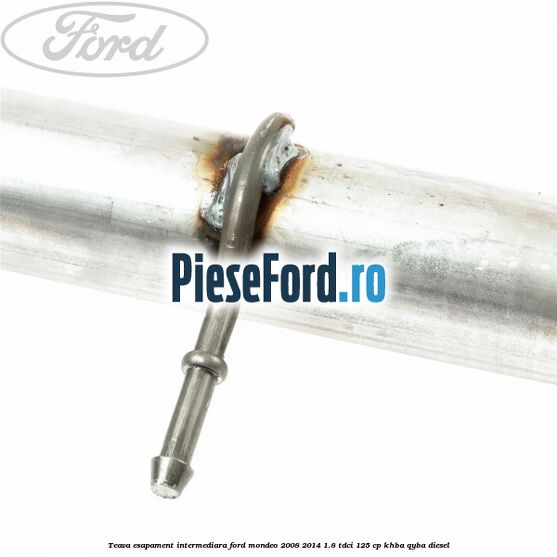 Teava esapament intermediara Ford Mondeo 2008-2014 1.8 TDCi 125 cp KHBA, QYBA diesel