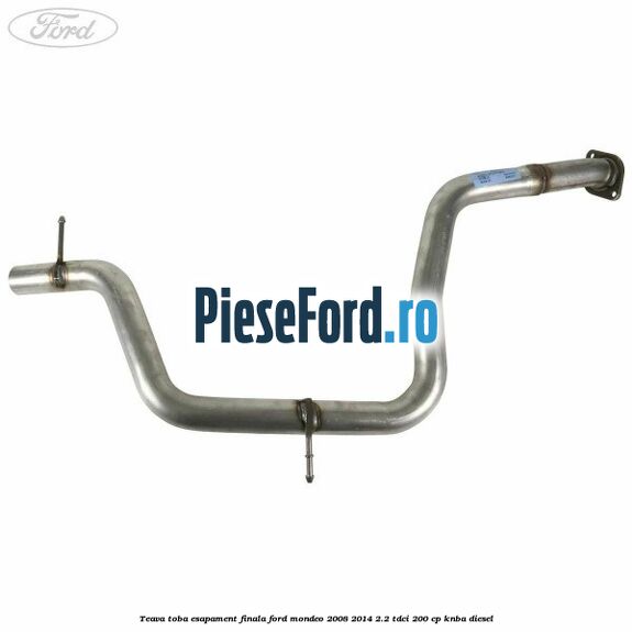 Teava toba esapament finala Ford Mondeo 2008-2014 2.2 TDCi 200 cp Teava toba esapament finala Ford Mondeo 2008-2014 2.2 TDCi 200 cp KNBA diesel