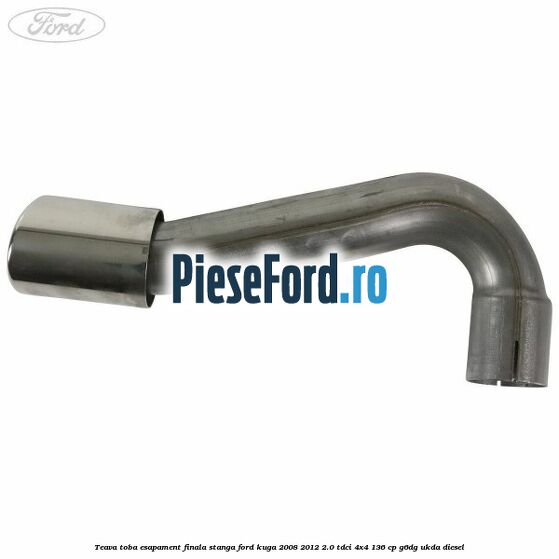 Teava toba esapament finala stanga Ford Kuga 2008-2012 2.0 TDCi 4x4 136 cp Teava toba esapament finala stanga Ford Kuga 2008-2012 2.0 TDCi 4x4 136 cp G6DG, UKDA diesel