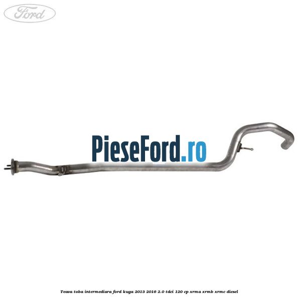 Teava toba intermediara Ford Kuga 2013-2016 2.0 TDCi 120 cp XRMA, XRMB, XRMC diesel