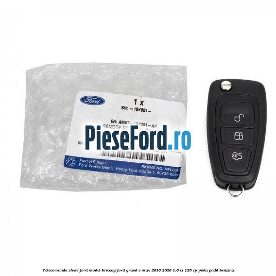 Telecomanda cheie Ford model briceag Ford Grand C-Max 2016-2020 1.6 Ti 125 cp PNDA, PNDD benzina