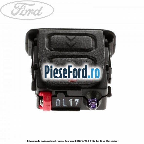 Telecomanda cheie Ford model patrat Ford Escort 1995-1998 1.6 16V 4x4 90 cp L1E benzina