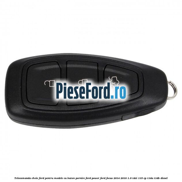 Telecomanda cheie Ford pentru modele cu buton pornire Ford Power Ford Focus 2014-2018 1.6 TDCi 115 cp T1DA, T1DB diesel