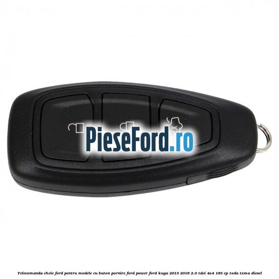 Telecomanda cheie Ford pentru modele cu buton pornire Ford Power Ford Kuga 2013-2016 2.0 TDCi 4x4 163 cp TXDA, TXMA diesel