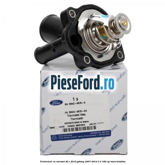 Termostat cu carcasa 82 C Ford Galaxy 2007-2014 2.3 160 cp SEWA benzina