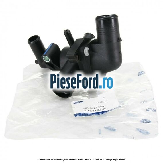 Termostat cu carcasa Ford Transit 2006-2014 2.4 TDCi 4x4 140 cp H9FB diesel