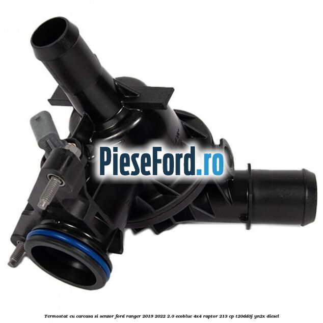 Termostat cu carcasa si senzor Ford Ranger 2019-2022 2.0 EcoBlue 4x4 Raptor 213 cp T20DD0J, YN2X diesel
