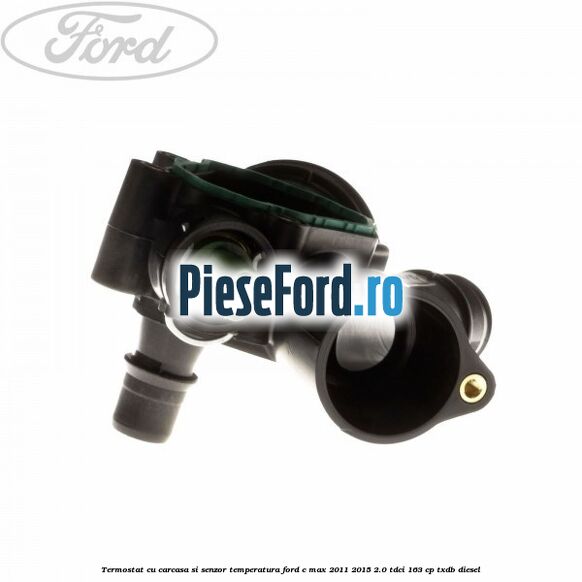 Termostat cu carcasa si senzor temperatura Ford C-Max 2011-2015 2.0 TDCi 163 cp TXDB diesel