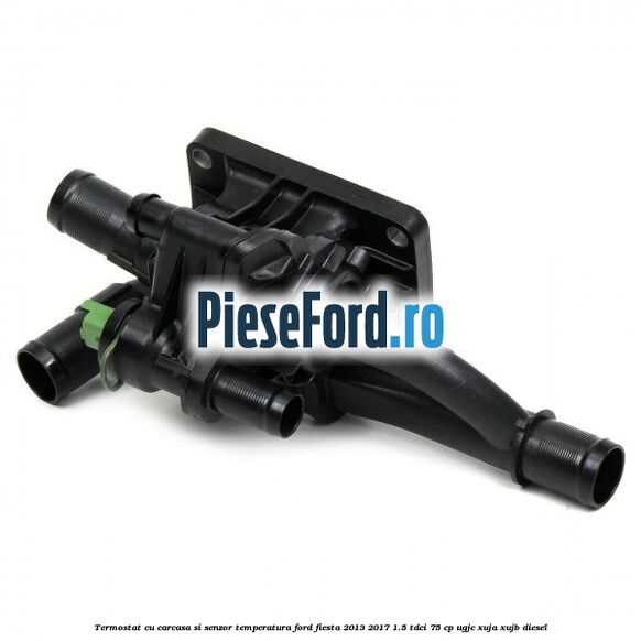 Termostat cu carcasa si senzor temperatura Ford Fiesta 2013-2017 1.5 TDCi 75 cp UGJC, XUJA, XUJB diesel