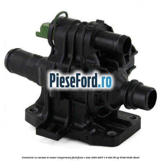 Termostat cu carcasa si senzor temperatura Ford Focus C-Max 2003-2007 1.6 TDCi 90 cp HHDA, HHDB diesel