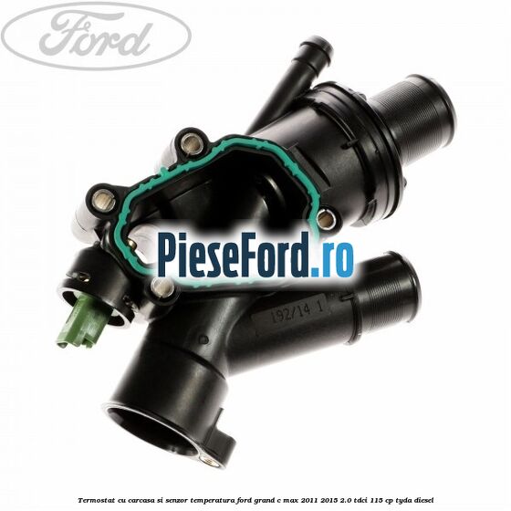 Termostat cu carcasa si senzor temperatura Ford Grand C-Max 2011-2015 2.0 TDCi 115 cp