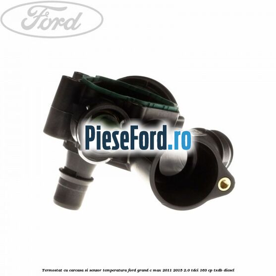 Termostat cu carcasa si senzor temperatura Ford Grand C-Max 2011-2015 2.0 TDCi 163 cp TXDB diesel