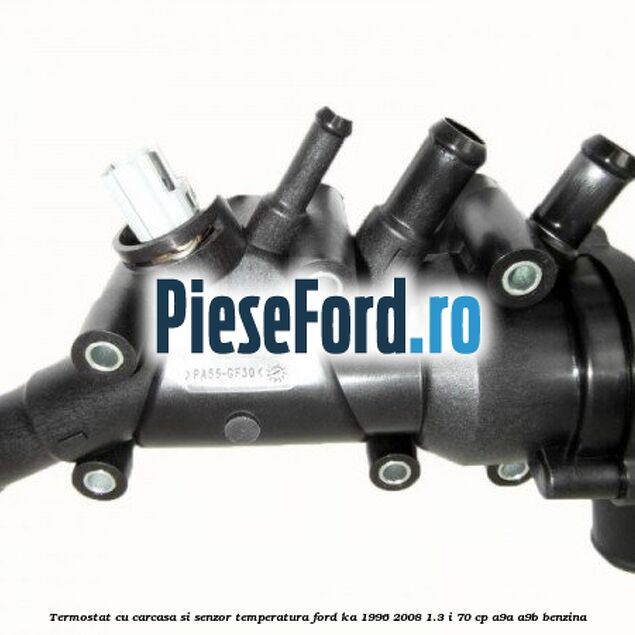 Termostat cu carcasa si senzor temperatura Ford Ka 1996-2008 1.3 i 70 cp A9A, A9B benzina
