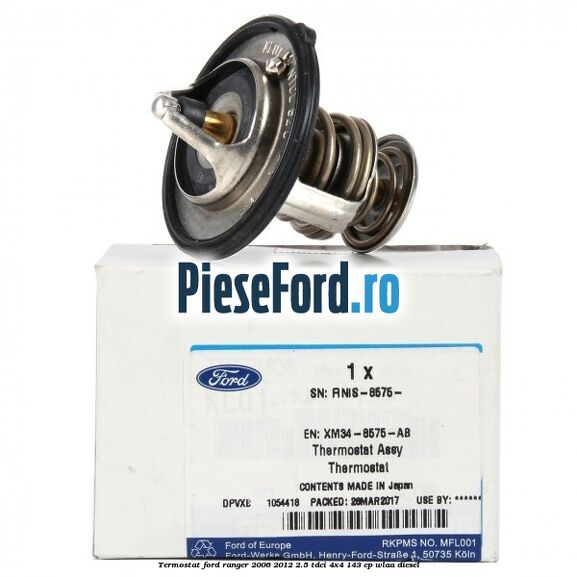 Termostat Ford Ranger 2006-2012 2.5 TDCi 4x4 143 cp Termostat Ford Ranger 2006-2012 2.5 TDCi 4x4 143 cp WLAA diesel