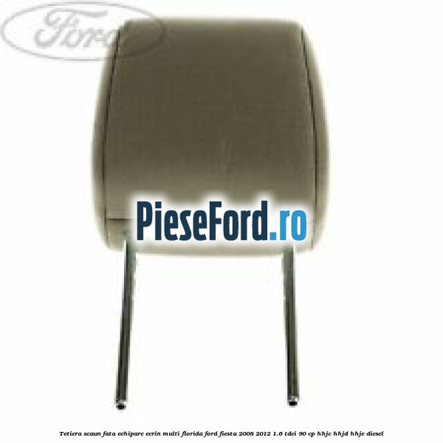 Tetiera scaun fata echipare ecrin multi florida Ford Fiesta 2008-2012 1.6 TDCi 90 cp HHJC, HHJD, HHJE diesel