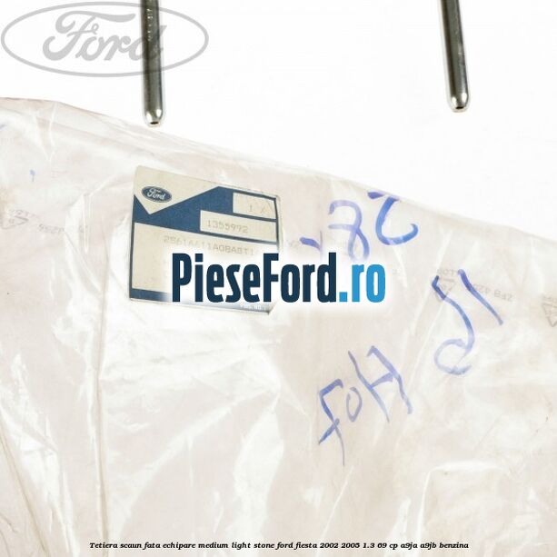 Tetiera scaun fata echipare medium light stone Ford Fiesta 2002-2005 1.3 69 cp Tetiera scaun fata echipare medium light stone Ford Fiesta 2002-2005 1.3 69 cp A9JA, A9JB benzina