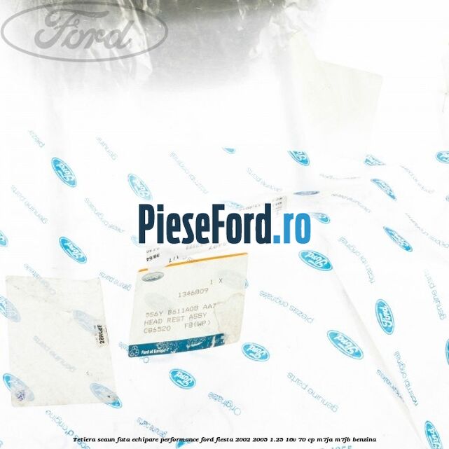Tetiera scaun fata echipare performance Ford Fiesta 2002-2005 1.25 16V 70 cp M7JA, M7JB benzina